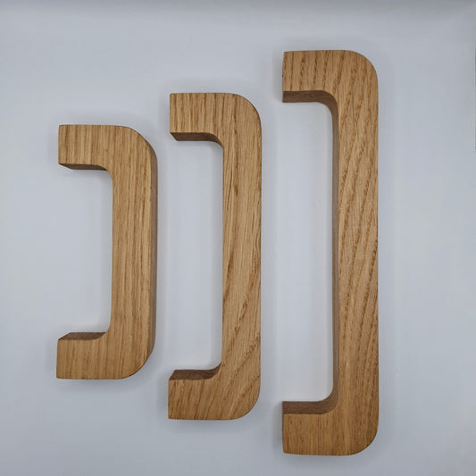 Solid Oak Round Edge Drawer and Door Handles