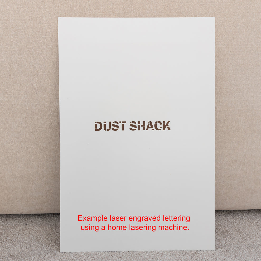 5 Pack White Faced Finsa Laser Cut MDF Board 3mm – Dust Shack