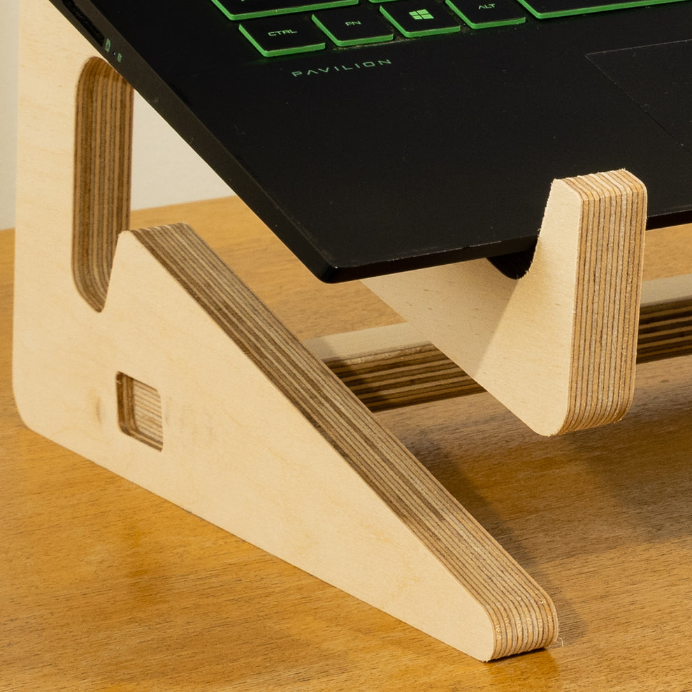 Adjustable Wooden Laptop Stand – Dust Shack