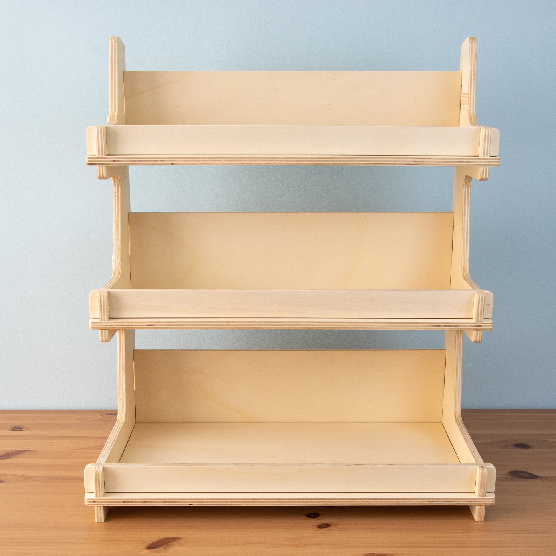 wooden bread stand