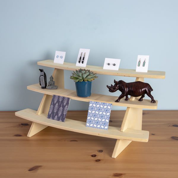 Convex Shelf Display Countertop Stand