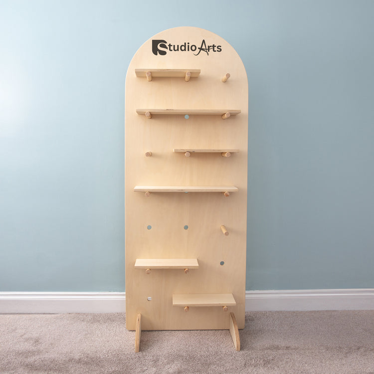 <h2>Custom Pegboard Display Stand</h2>