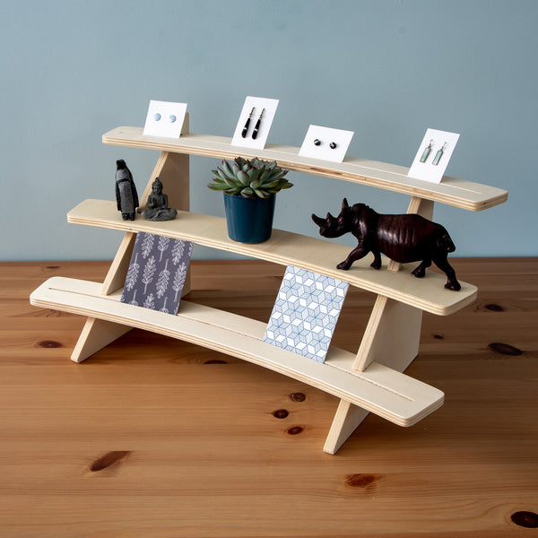 Concave Shelf Display Countertop Stand