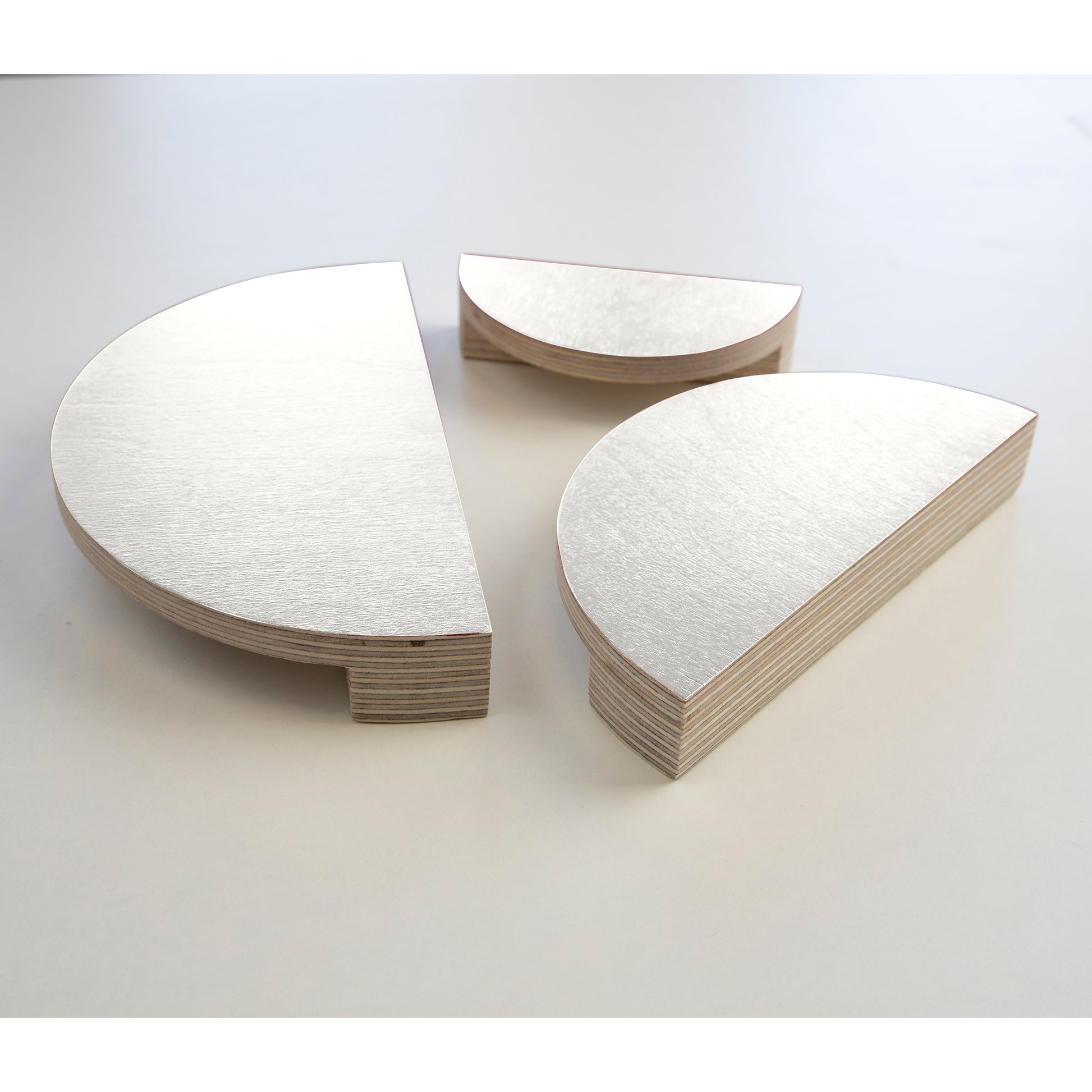 white kitchen plywood handles