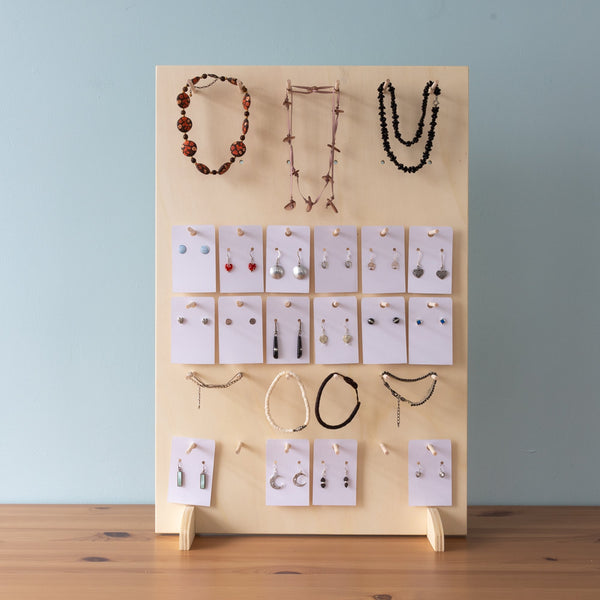 Rectangular Jewellery and Keyring Pegboard