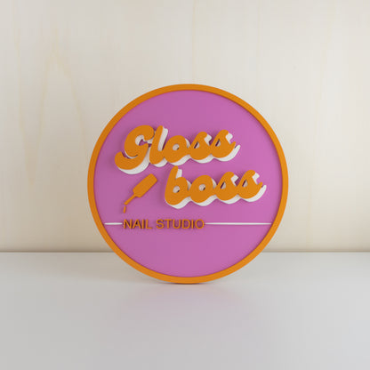 Custom 3D Logo Sign and Wall Plaque